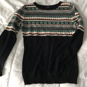 Winter patterned sweater